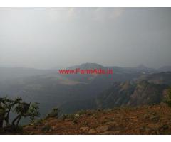 34 acres low cost hill type land for sale near Mahad