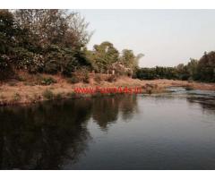 River Touch 2 Acres Farm land with Farm house for sale Kalamboli