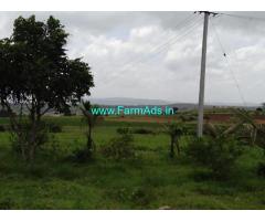 7 acre plain farm land for sale in belur near Highway