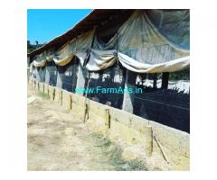 5.5 acre Farm Land plot for sale in Theertahalli with house n poultry form