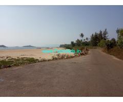 3 Acres 9 Guntas Beach facing property for sale at  Sawantwada, Karwar.