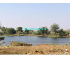 Lake Attached 42 Acres Agriculture Land Sale near Penukonda,HNSS Canal