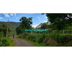 4.67 acres farm land for sale at Attapady. tar road frontage