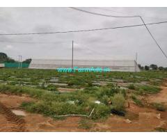 6 Acres Agriculture Land with Poly house for Sale near Shadnagar