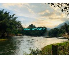River Side 3.30 acres agriculture land for sale near Attapady