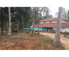 4 Acres Coconut Farm Land with Farm House for sale at Rudrapatna, Arkalgud