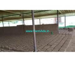 4 Acres agriculture land for sale with Brick factory at Bukkapatna, Sira