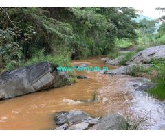1.60 acres river side farm house for sale in Attappadi