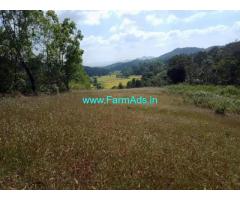 1 acre farm land for sale in sakaleshpura, Beautiful scenic view.