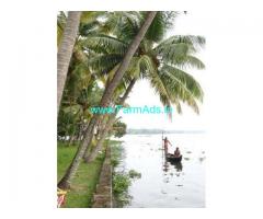 Backwater Property in Pallippuram , Cherthala - 3.20 Acres For Sale.