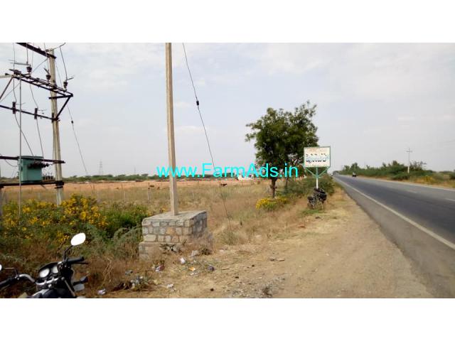 Highway Attached 1 Acre 4 gunte Farm Land Sale near Hiriyur