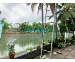 Water frontage House in 35 Cents Land for Sale in Kottayam