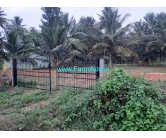 3 acre farm land with Farm house for sale at Mandya