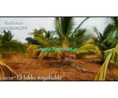 10 acres Coconut Farm Land for sale at Narikudi, Thoothukudi.