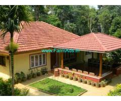 1.75 Acres Farm land with 3 BHK House for sale at Madikeri