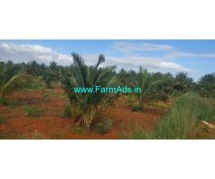 6 and half acre coconut farm land for sale near Kunigal.