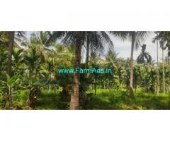 12 acre farm land for sale at Yediyur. Kunigal