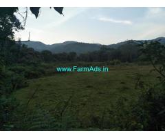 1.5 acre plain farm land sale in mudigere