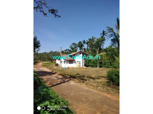 20 guntas plantation with new construction house for Sale in Mudigere