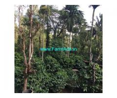 5 gunta Coffee land and house for sale at Mudigere