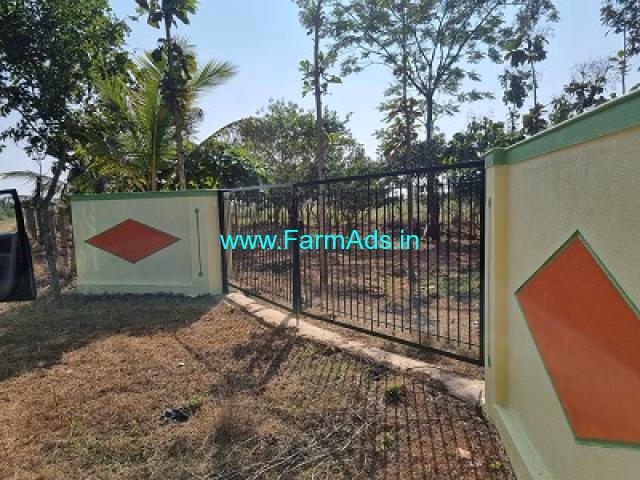 2 acre 22 guntas Coconut Farm Land for Sale near Kunigal