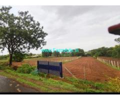 20 guntas road facing farm plot available for sale near Sadashivpet