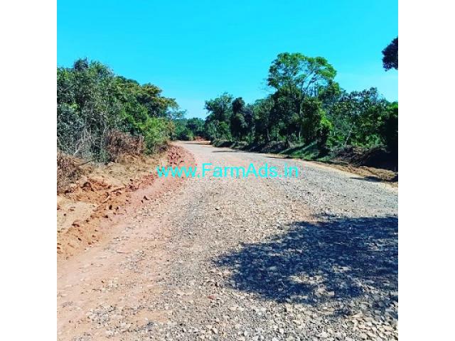 2.5 acre plain land for sale in Mudigere