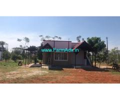 Fully furnished farm house in 8500 sq ft land Sale 36 kms Ringroad mysore