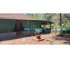 33 Cents Small Agriculture land with House for Sale in Kumbra Puttur