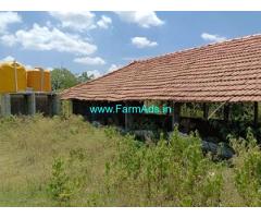 2.23 Acre Poultry Farm , Empty Land For Sale Near Masthi