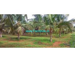 2.20 Acres Coconut Form House For Sale Near Hullahally