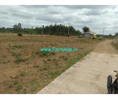 Land extent 2 acre 23 guntas for Sale near Bangarpet