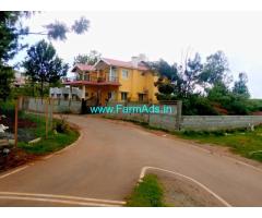 17 cents land with Farm villa for Sale near Coonoor