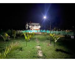 10 Guntas Farm House for Sale with Nandhi Hills view