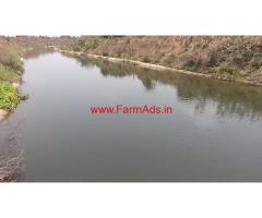 1 and 1/2 Acre Canal touch land 25 kms Mysore city