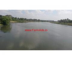 Beautiful river and town adjacent farm land for sale 3 acres at HD Kote