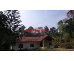 3.11 Acres Coffee Estate with Bunglow for sale at Belur