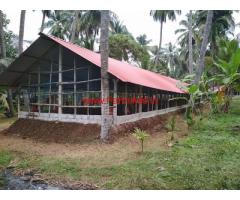 3.5 Acres Farm land with Poultry Shed for sale at Chittur - Palakkad