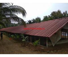 3.5 Acres Farm land with Poultry Shed for sale at Chittur - Palakkad