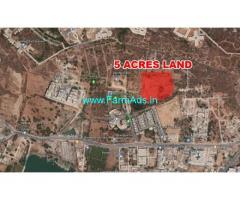 5 Acres Land for Sale at Khajaguda,Oakridge School