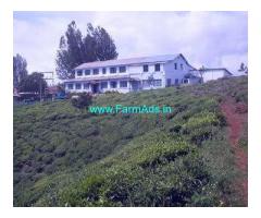30 Acres Tea Estate with British Bungalow For Sale at Coonoor