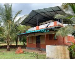 1.60 acres river side farm house for sale in Attappadi