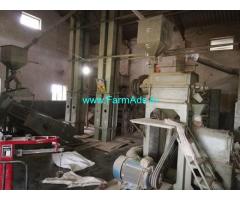 1 Acre Land with rice and ragi mill for sale in Hassan