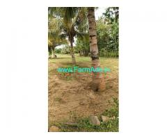 Arkavathi river attached 30 gunta coconut farm land sale near Kanakapura