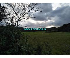 1 acre plain land sale in Mudigere