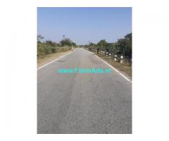 Main road attached 2 acres 22 guntas land for sale at Akkajihalli