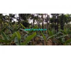 60 Cents Farm Land with Farm house for Sale at Attappadi