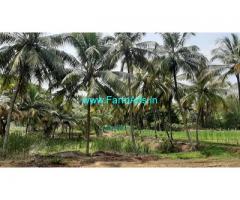 4 acres Coconut Farm with Farm house for sale near Moolathara dam