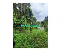 4.50 Acres River side Estate sale in Kodagu,Napoklu to Yemmemadu road