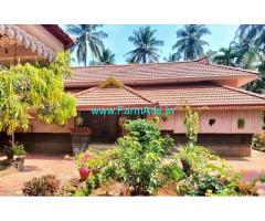 25 Cent Land with Farm House Sale near Kaiparambu